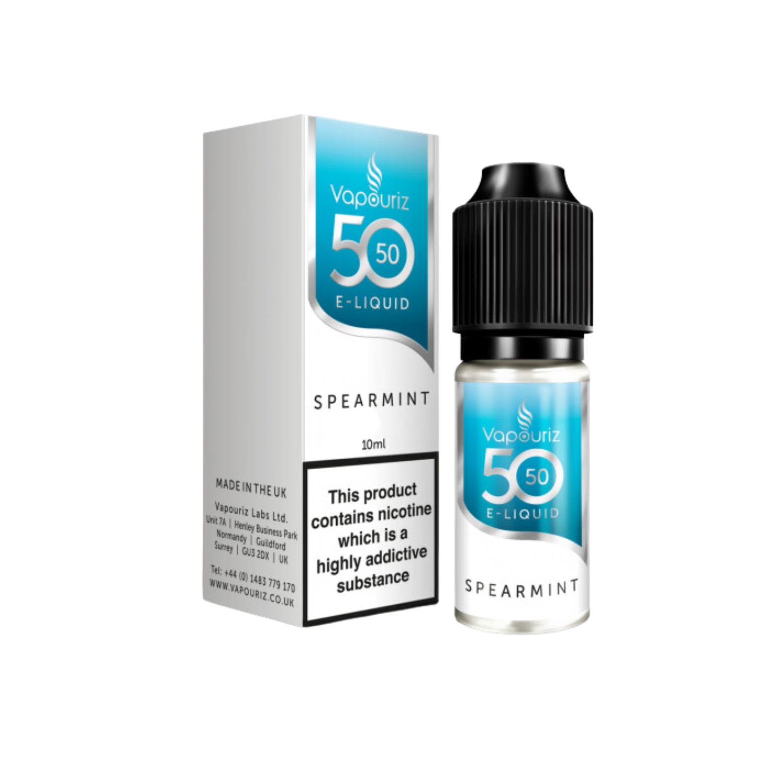 Spearmint  50_50 10ml E-liquid by Vapouriz