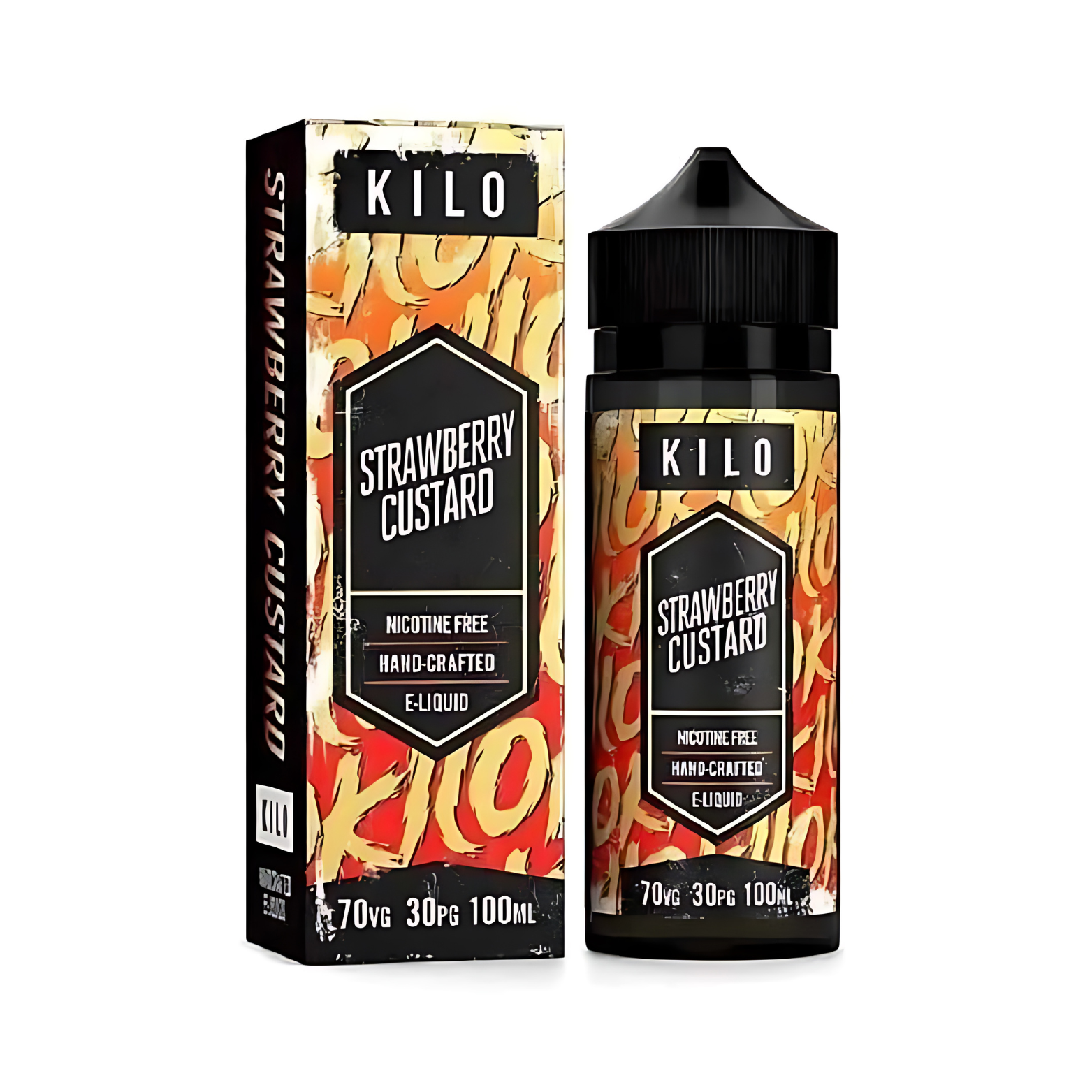 Strawberry Custard Shortfill 100ml E-liquid by Kilo