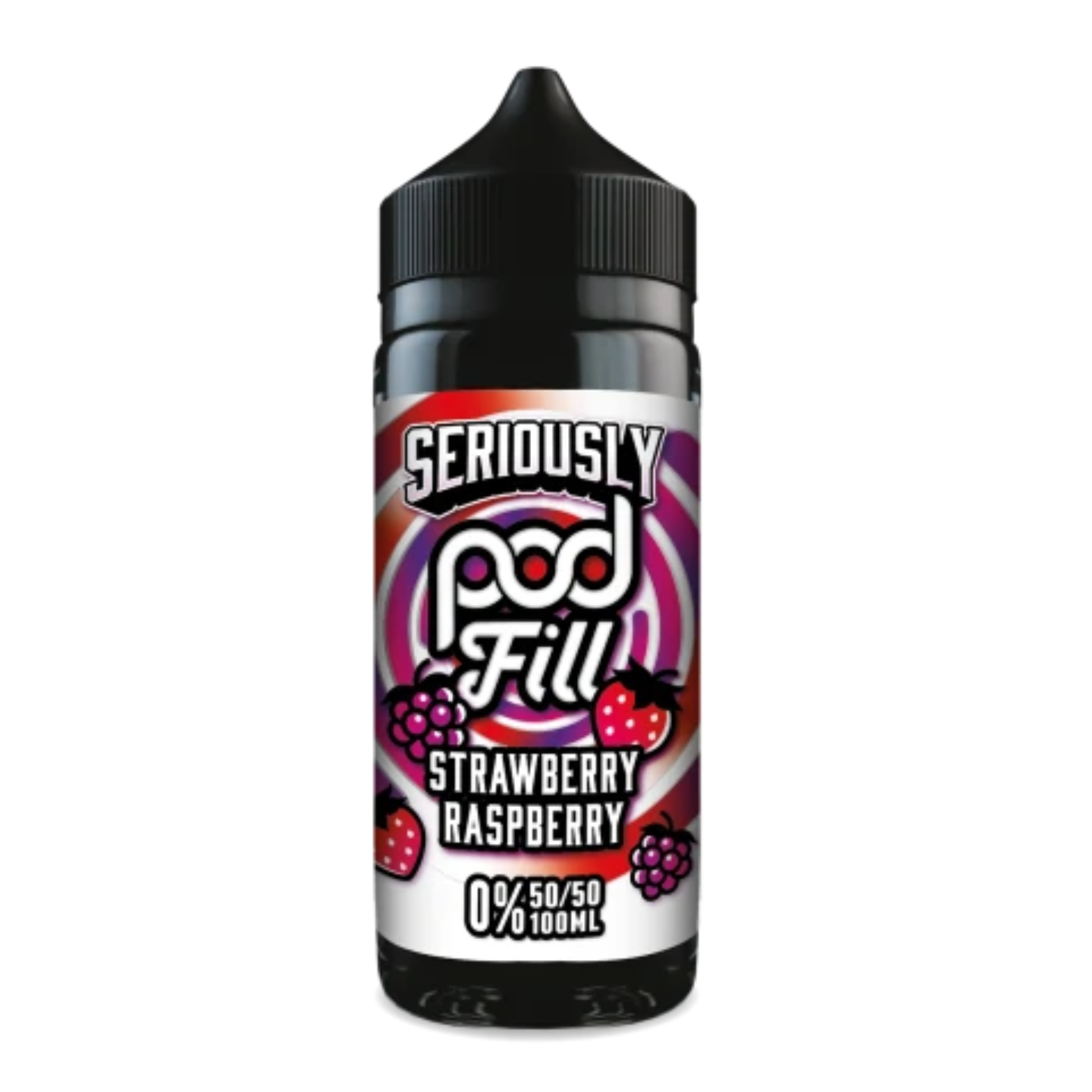 Strawberry Raspberry 50:50 Ratio 100ml E-Liquid by Seriously Pod Fill