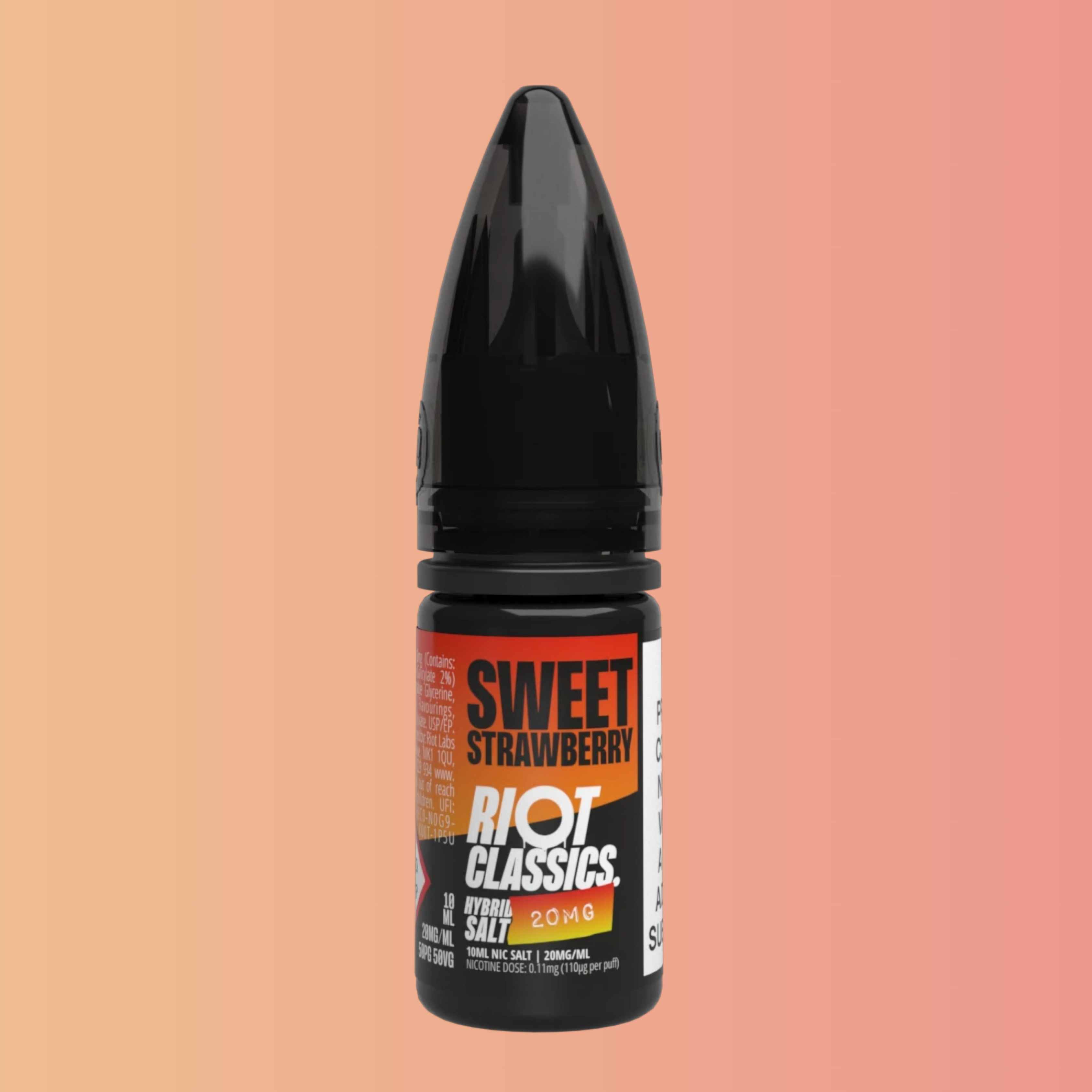 Sweet Strawberry Hybrid Salt E-Liquid by Riot Classics