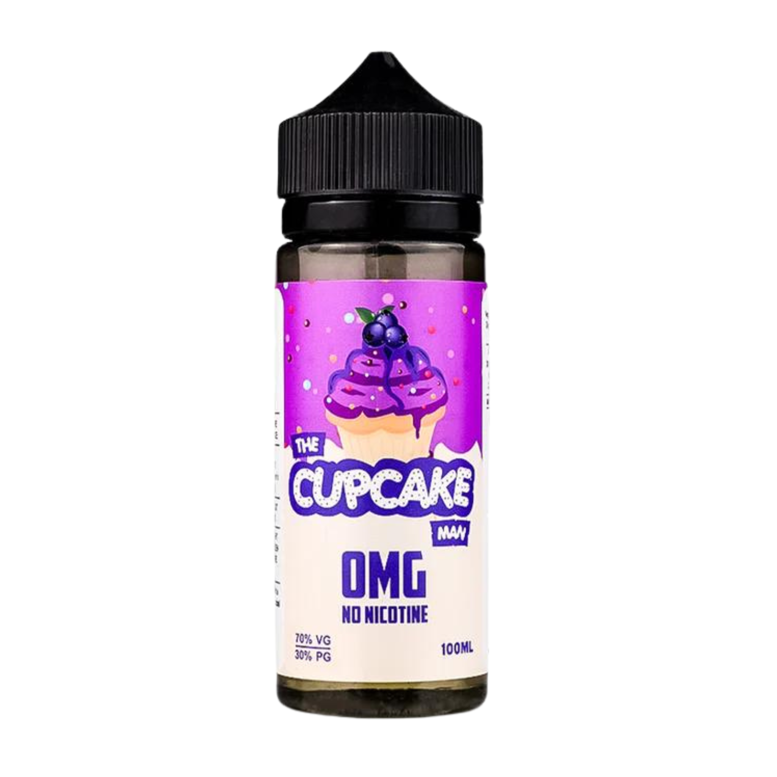 The Cupcake Man Blueberry Shortfill 100ml E-liquid by Vaper Treats