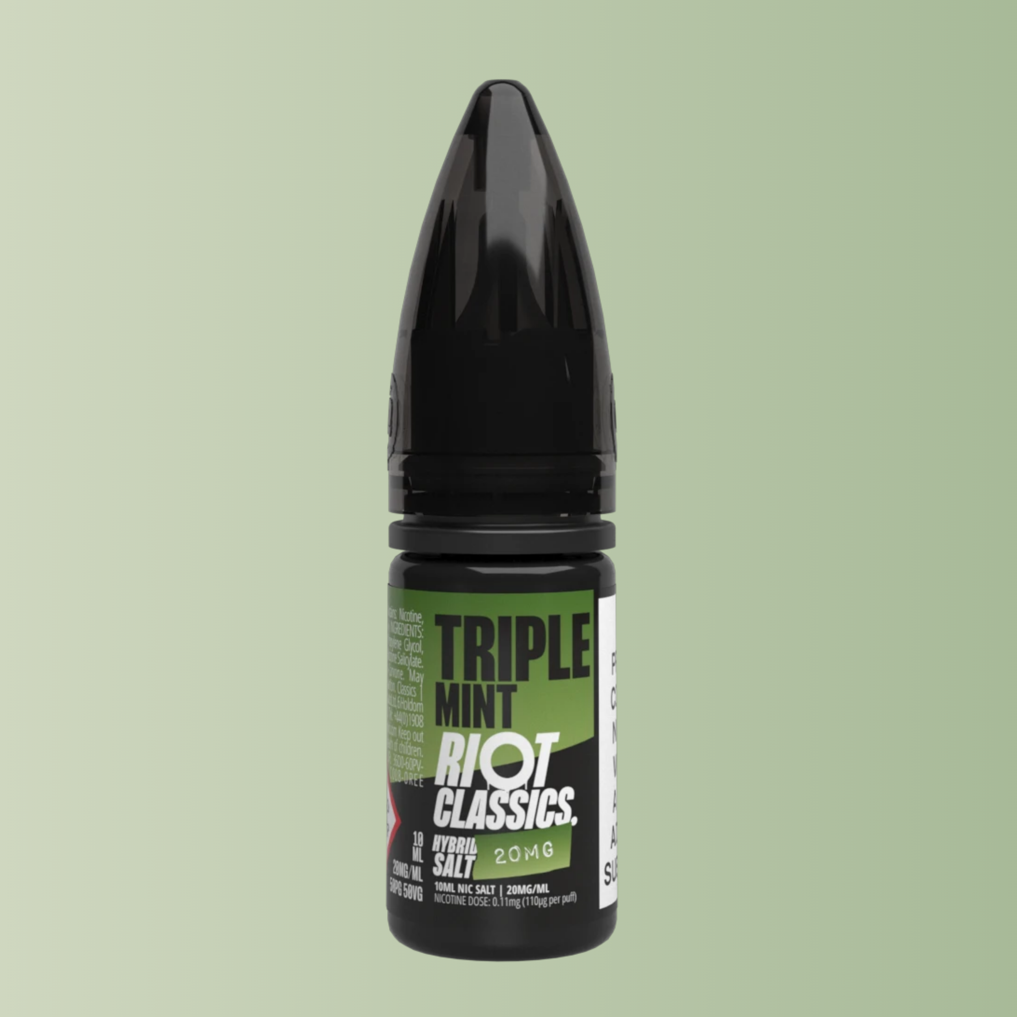 Triple Mint Hybrid Salt E-Liquid by Riot Classics