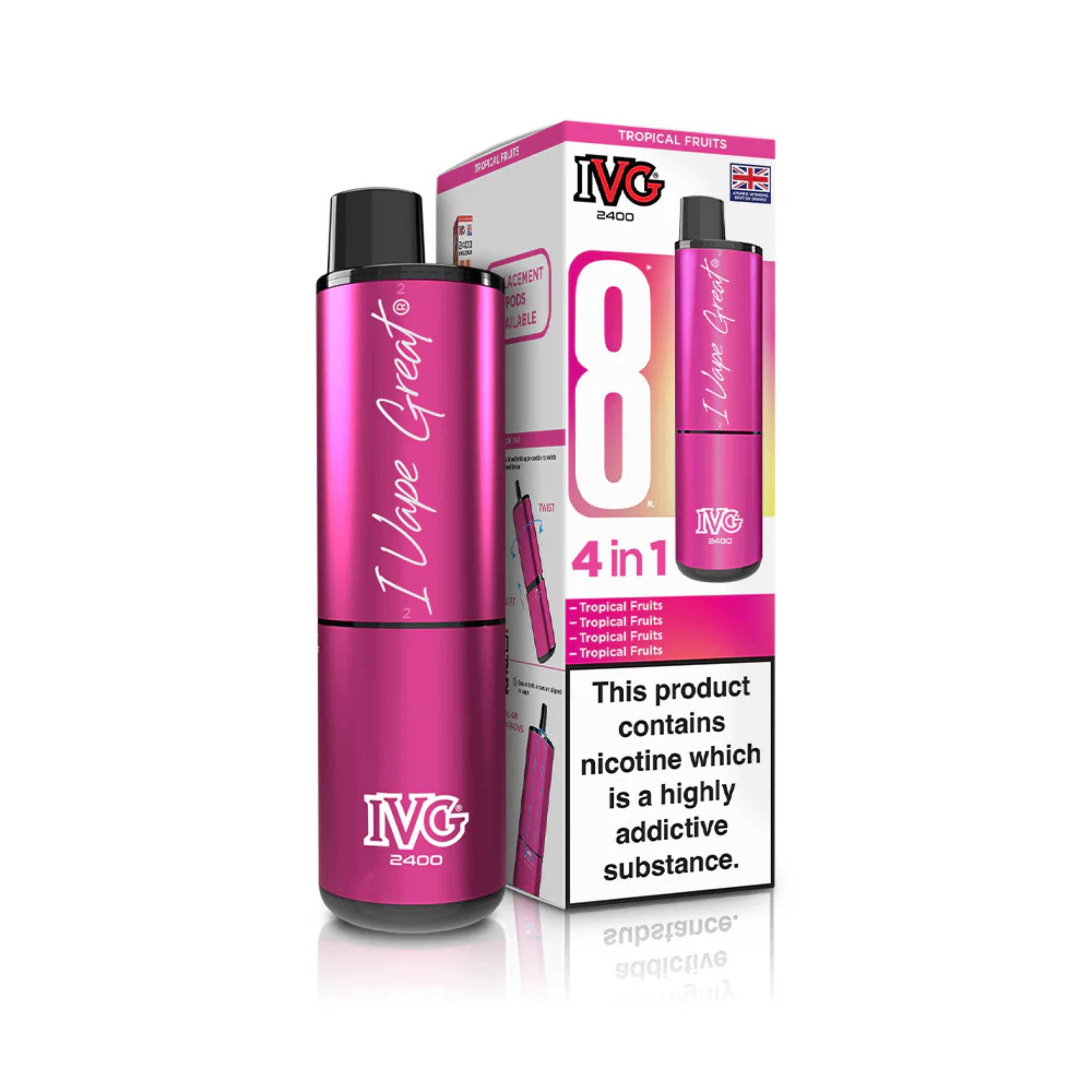 IVG 2400 Puffs 4 in 1 Disposable
