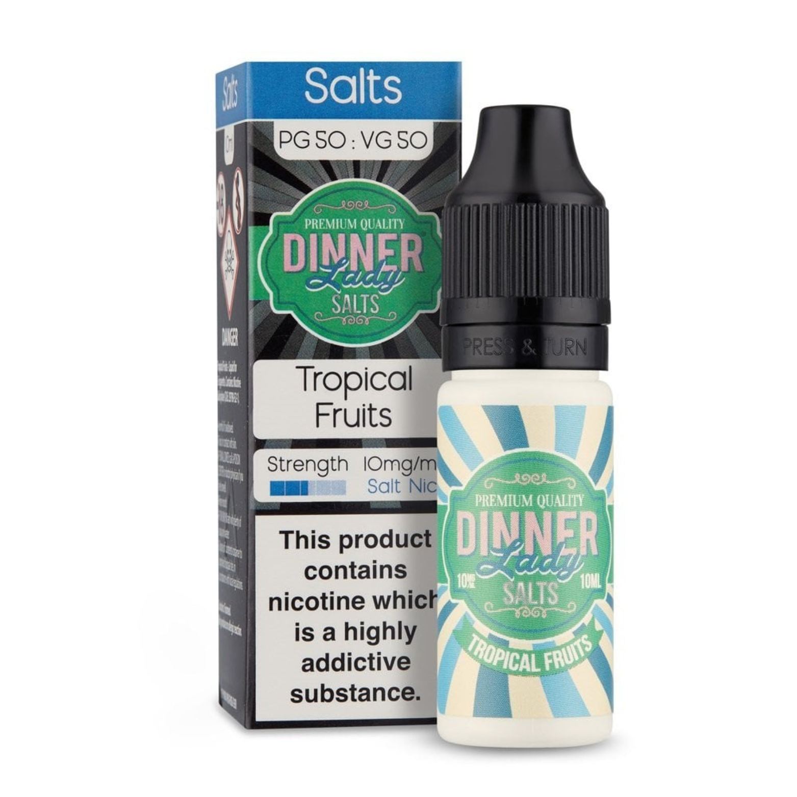 Tropical Fruits Nic Salt E-Liquid by Dinner Lady