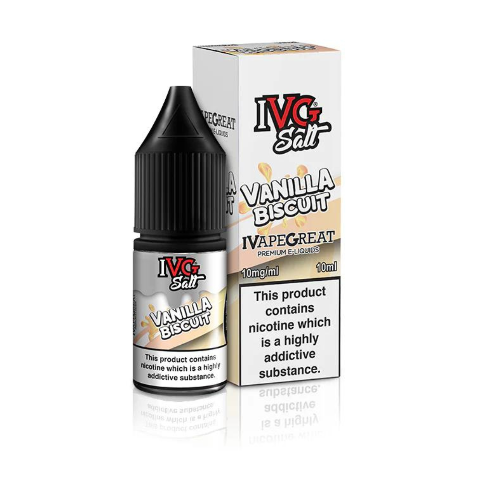 Vanilla Biscuit Nic Salt E-Liquid by IVG