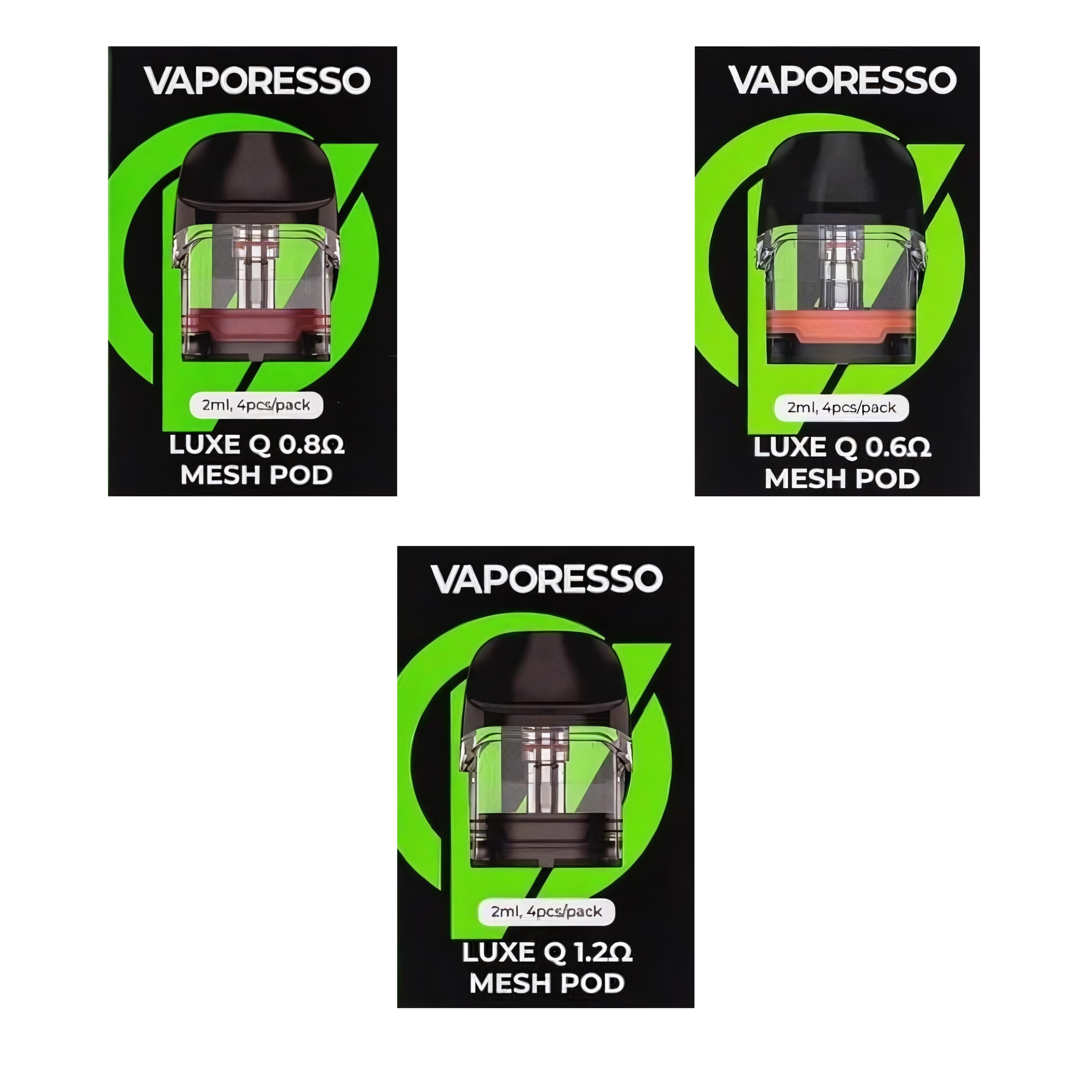 Vaporesso Luxe Q Mesh Replacement Pods 4 Pack