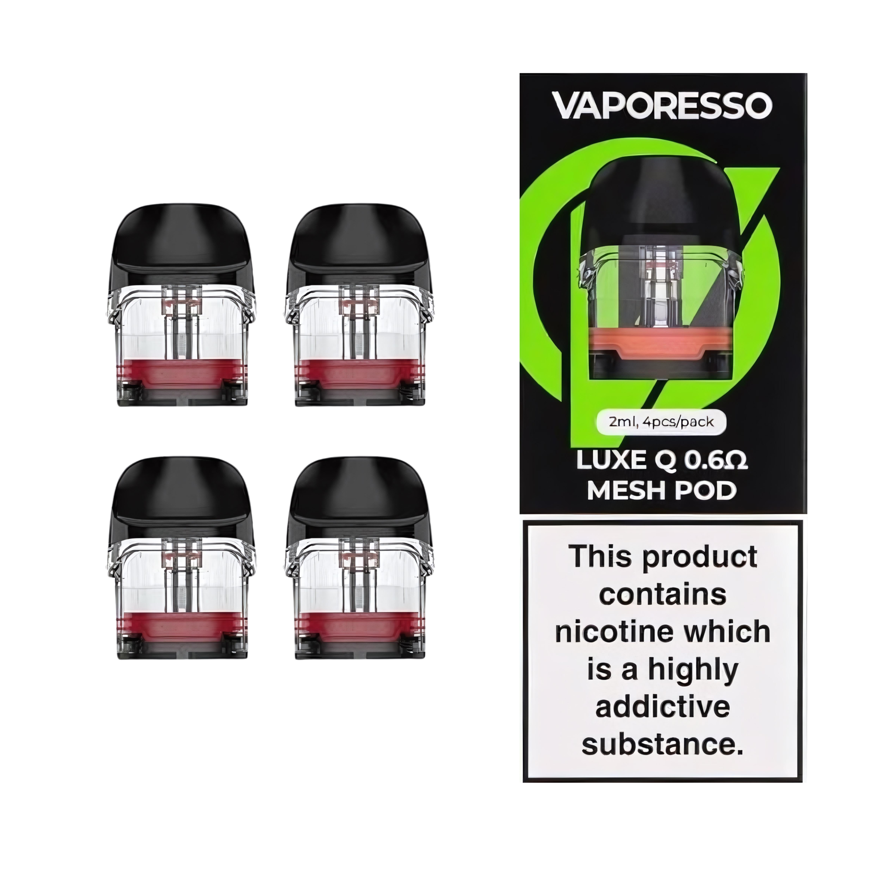 Vaporesso Luxe Q Mesh Replacement Pods 4 Pack