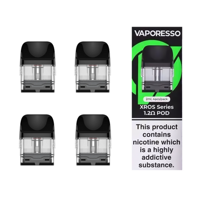 Vaporesso XROS Replacment Pods 1.2 Ohm Pack of 4 TPD