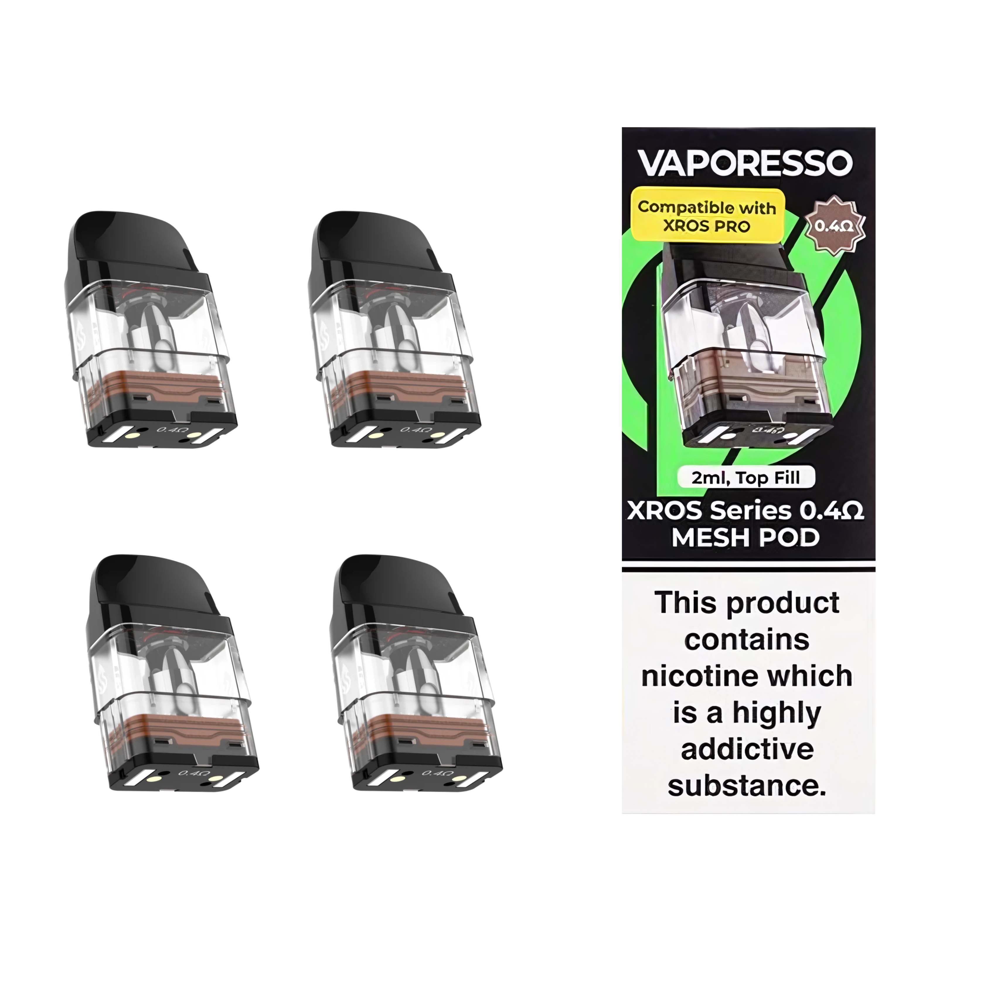 Vaporesso XROS Replacment Pods 4 Pack Mystic City Vape Store