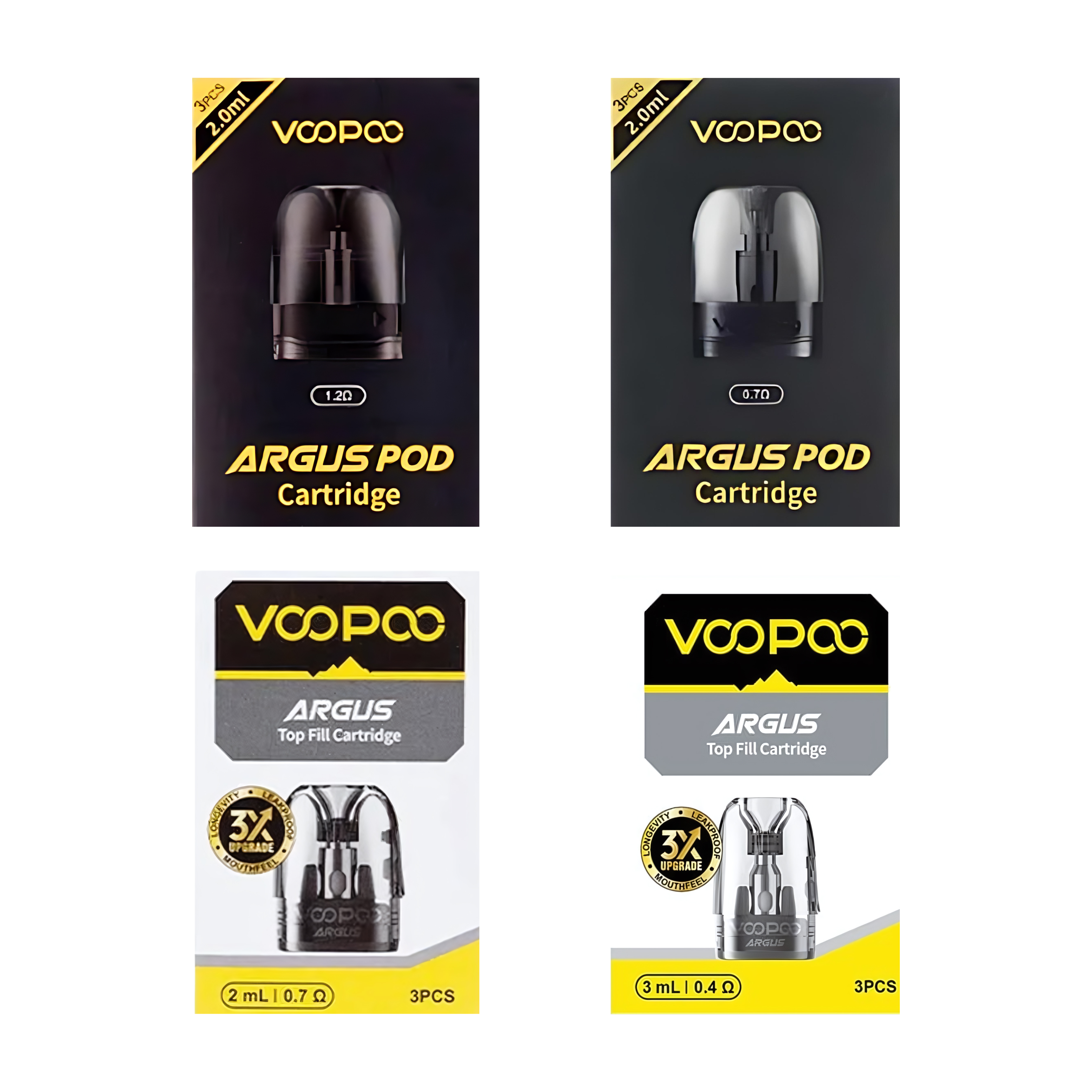 Voopoo Argus Replacment Pods 3 Pack