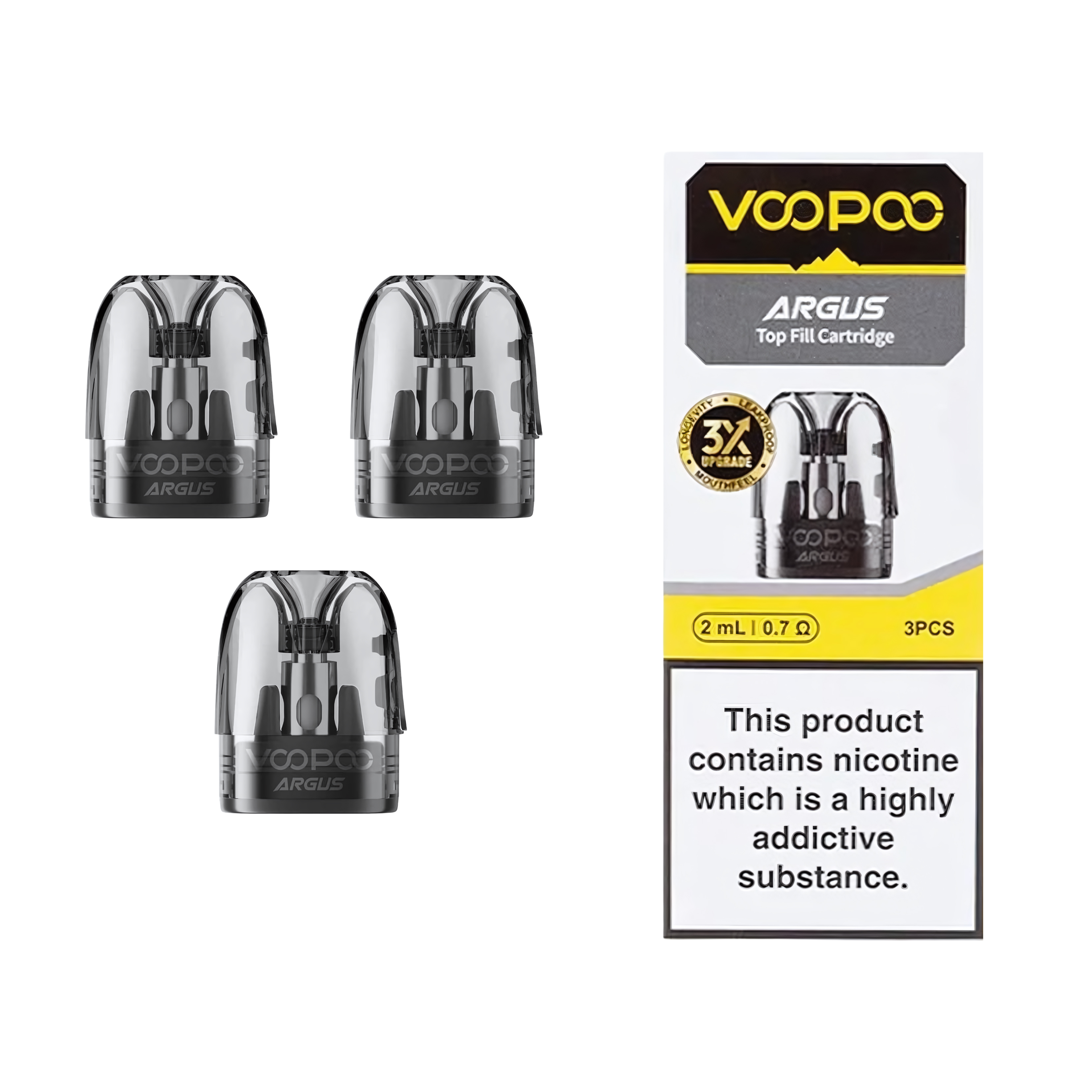 Voopoo Argus Replacment Pods 3 Pack Mystic City Vape Store