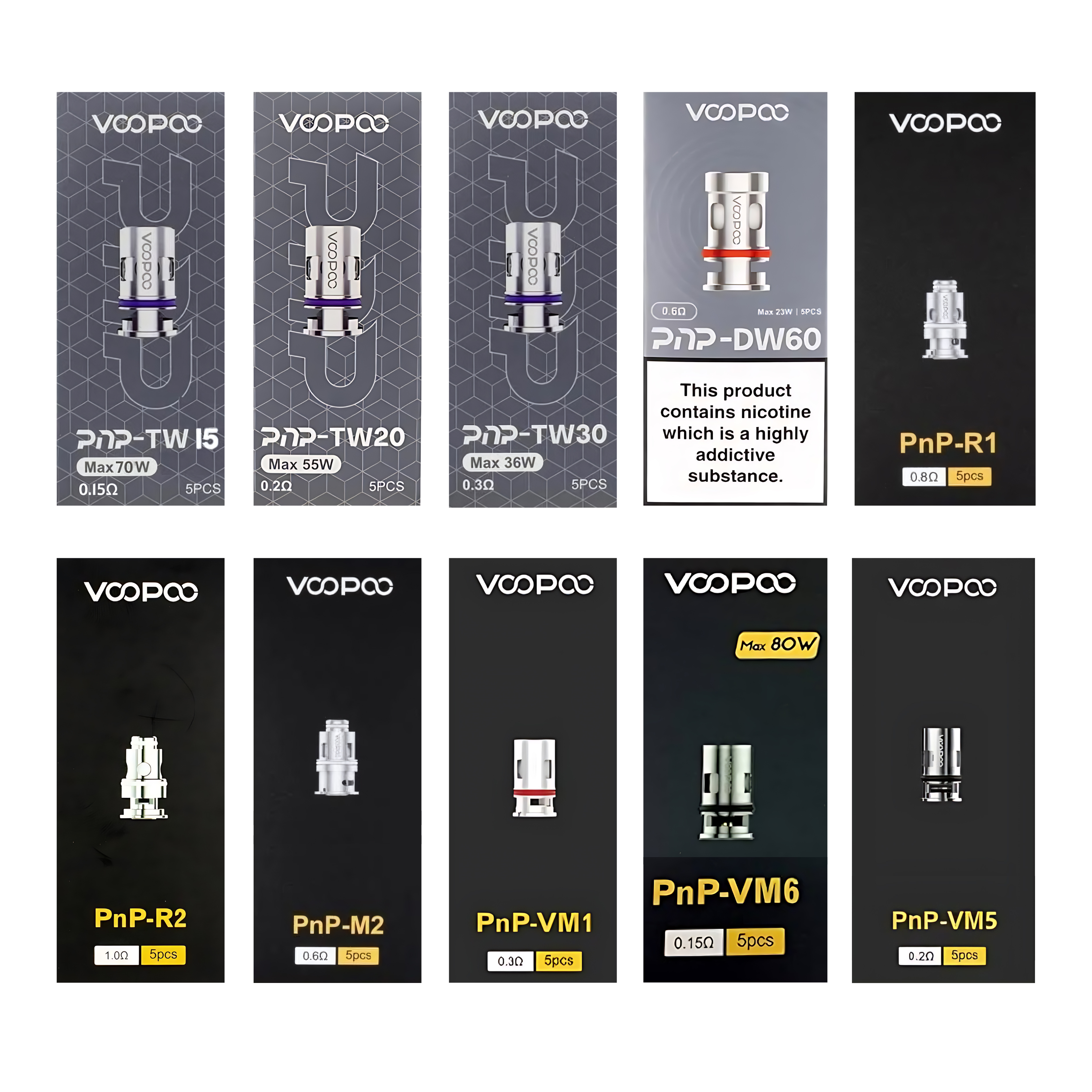 Voopoo Pnp Replacement Coils