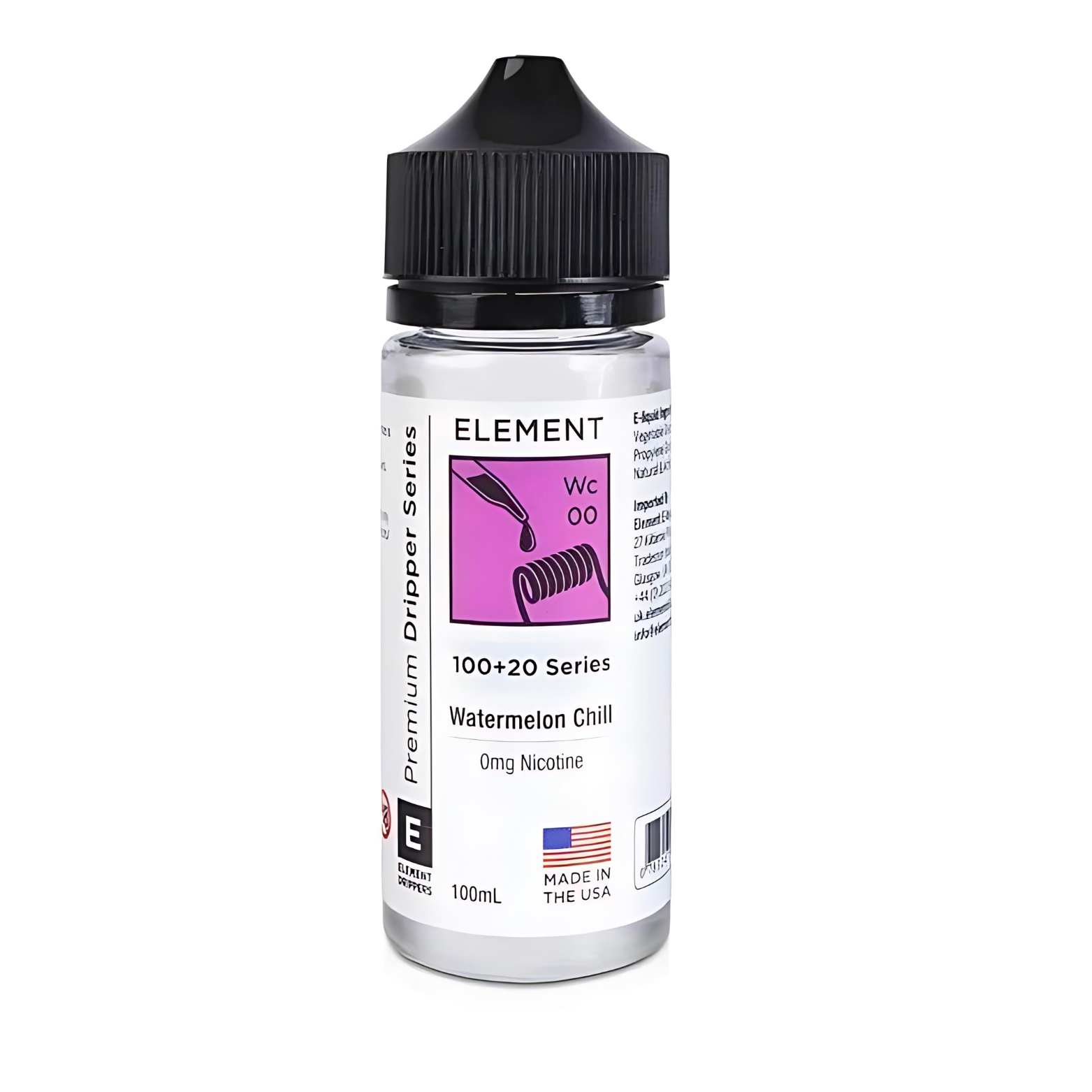 Watermelon Chill Shortfill 100ml E-Liquid by Element