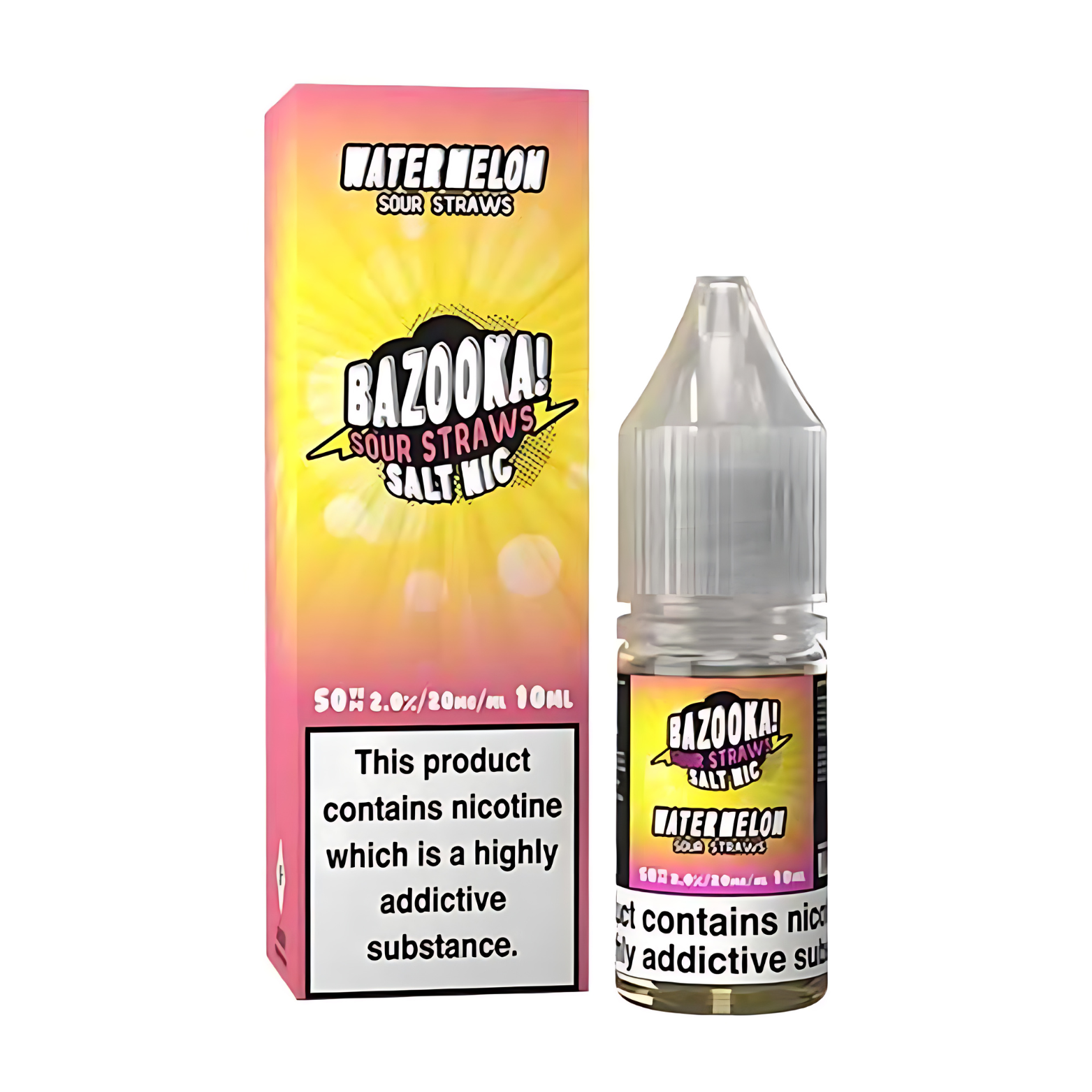 Watermelon Nic Salt E-Liquid by Bazooka