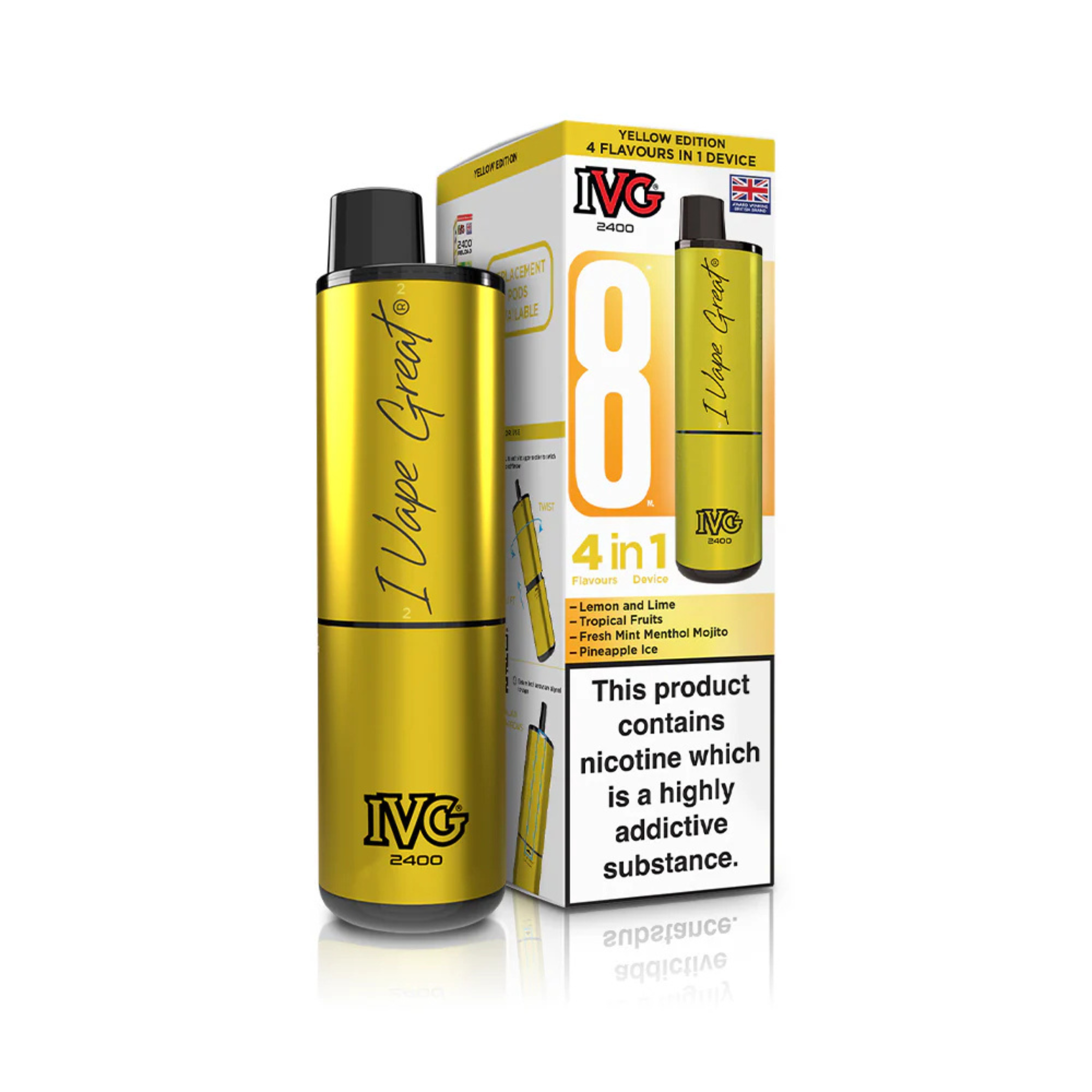 IVG 2400 Puffs 4 in 1 Disposable