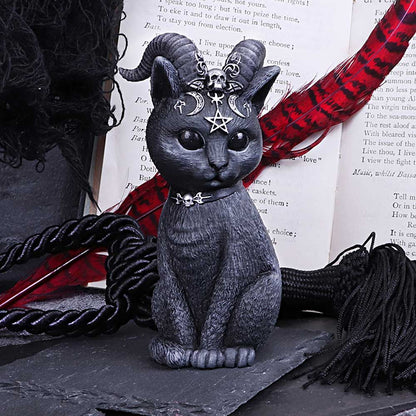 Nemesis Now Pawzuph Horned Occult Cat Figurine 11cm