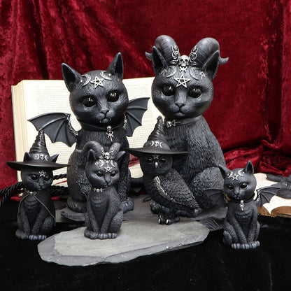 Nemesis Now Pawzuph Horned Occult Cat Figurine 11cm