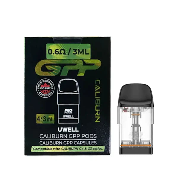 Uwell Caliburn GPP 3ml Replacement Pods 4 Pack