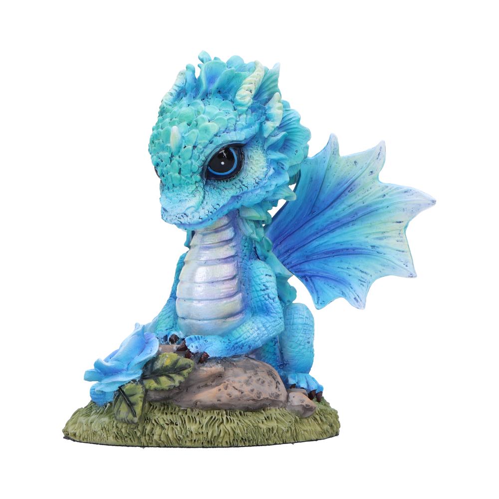 Nemesis Now Blue Poppy Flower Dragon 11cm