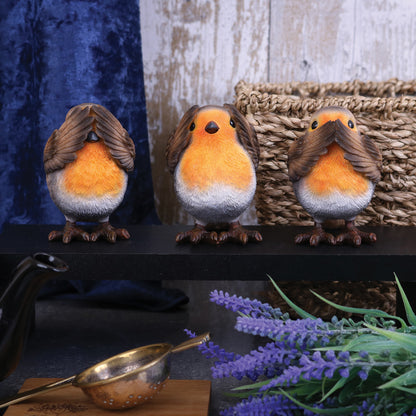 Nemesis Now Three Wise Robins 8cm