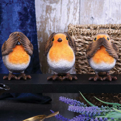 Nemesis Now Three Wise Robins 8cm