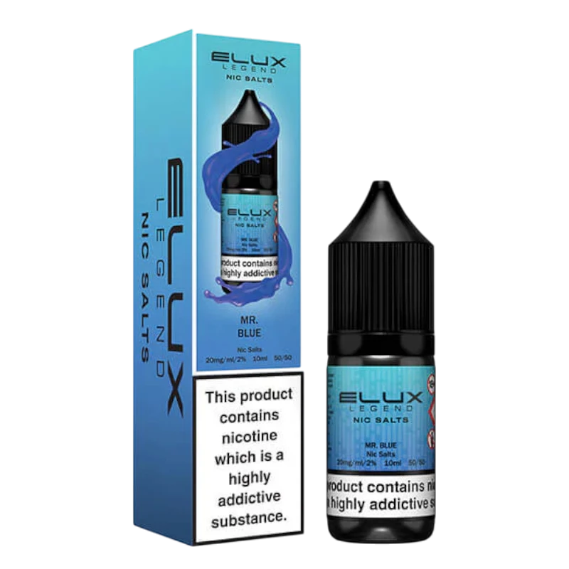 Mr Blue Nic Salt E-Liquid by Elux