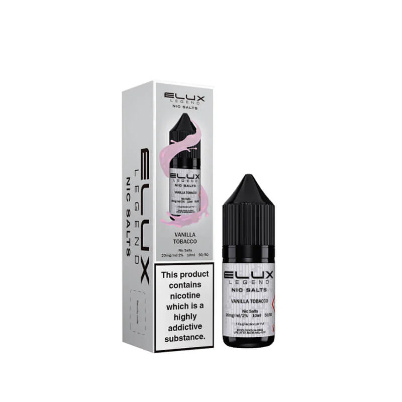 Vanilla Tobacco Nic Salt E-Liquid by Elux