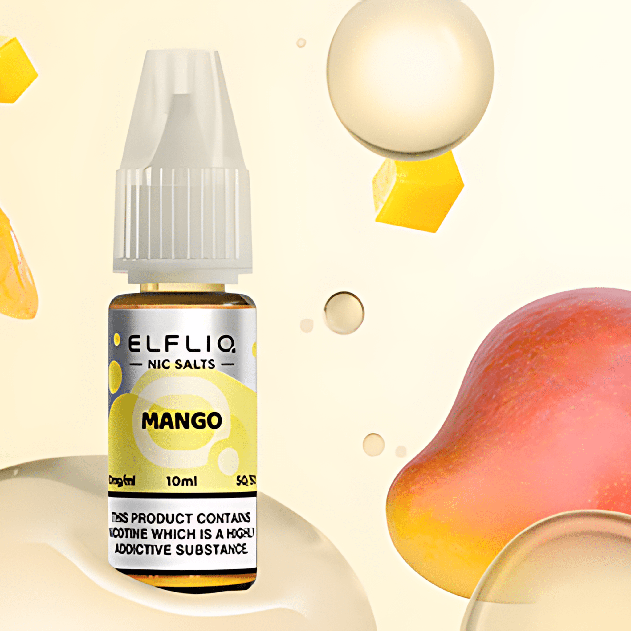 Mango Nic Salt E - Liquid by Elfliq Elf Bar - Nic Salts - Mystic City Vape Store