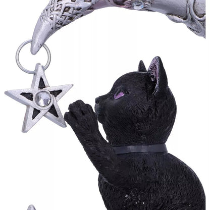 Nemesis Now Luna Companion Moon and Cat Ornament 18.8cm