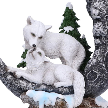 Nemesis Now Lunar Companions Wolves Moon Figurine 19.3cm