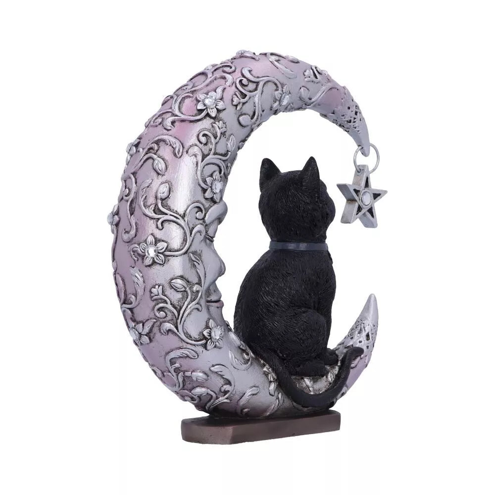 Nemesis Now Luna Companion Moon and Cat Ornament 18.8cm