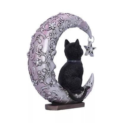 Nemesis Now Luna Companion Moon and Cat Ornament 18.8cm