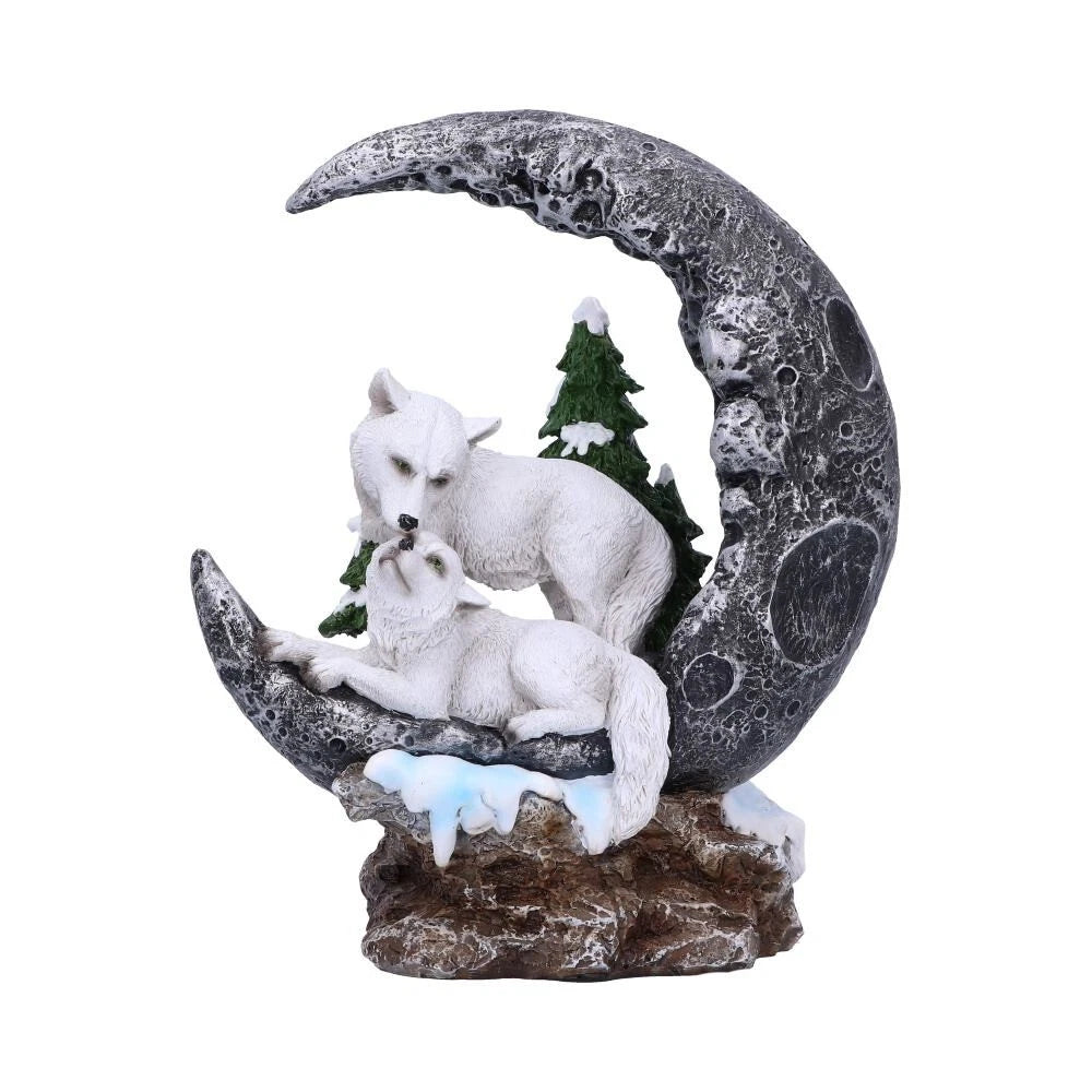 Nemesis Now Lunar Companions Wolves Moon Figurine 19.3cm