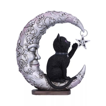 Nemesis Now Luna Companion Moon and Cat Ornament 18.8cm