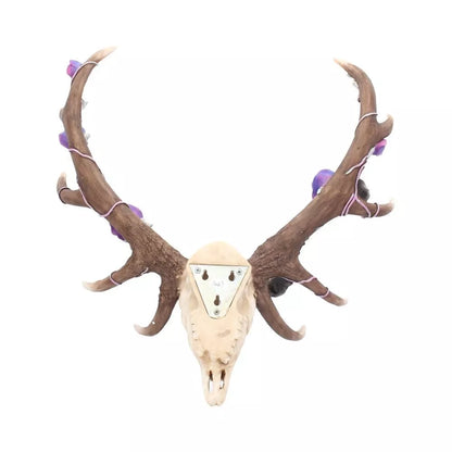 Nemesis Now Antlers of Eden Floral Decorated Animal Deer Skull 45cm
