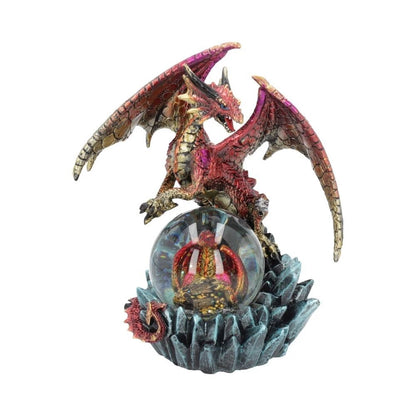 Nemesis Now Ruby Oracle Red Dragon Fortune Seer Figurine 18.5cm