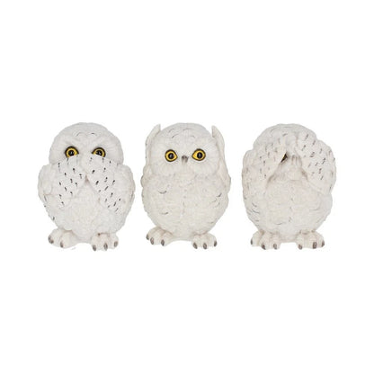 Nemesis Now Three Wise Owls 8cm