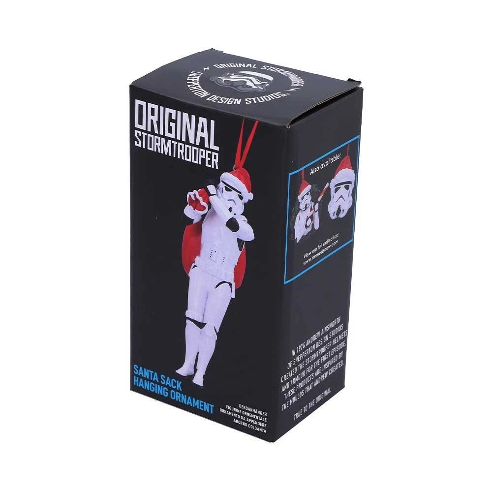 Nemesis Now Officially Licensed Stormtrooper Santa Sack Hanging Ornament 13cm