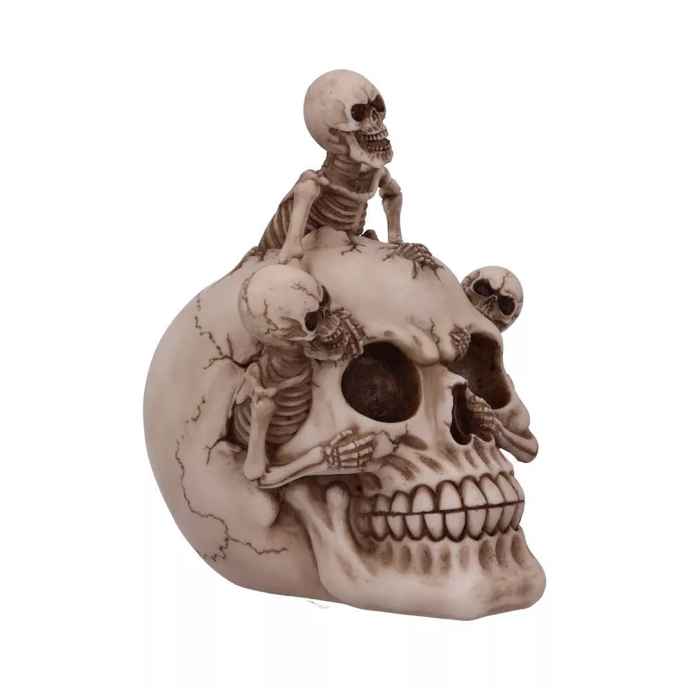 Nemesis Now Breaking Free Skeleton Emerging from Skull Ornament 17.7cm