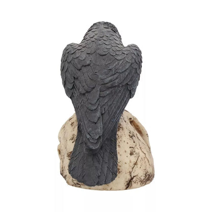 Nemesis Now Raven Remains Figurine Crow Skull Gothic Ornament 13cm