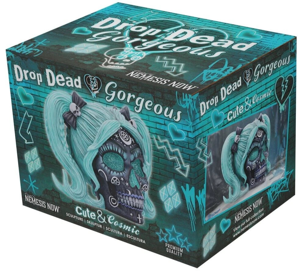 Nemesis Now Drop Dead Gorgeous - Cute and Cosmic Witchy Doll Skull 19.5cm