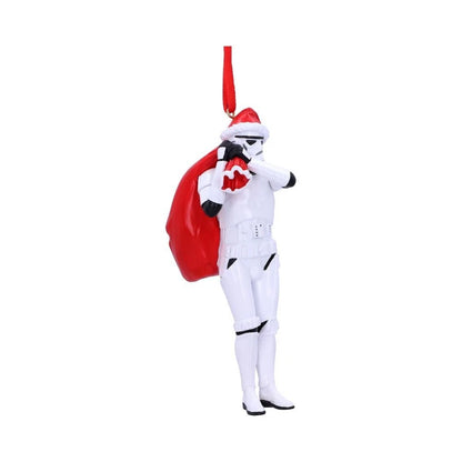 Nemesis Now Officially Licensed Stormtrooper Santa Sack Hanging Ornament 13cm