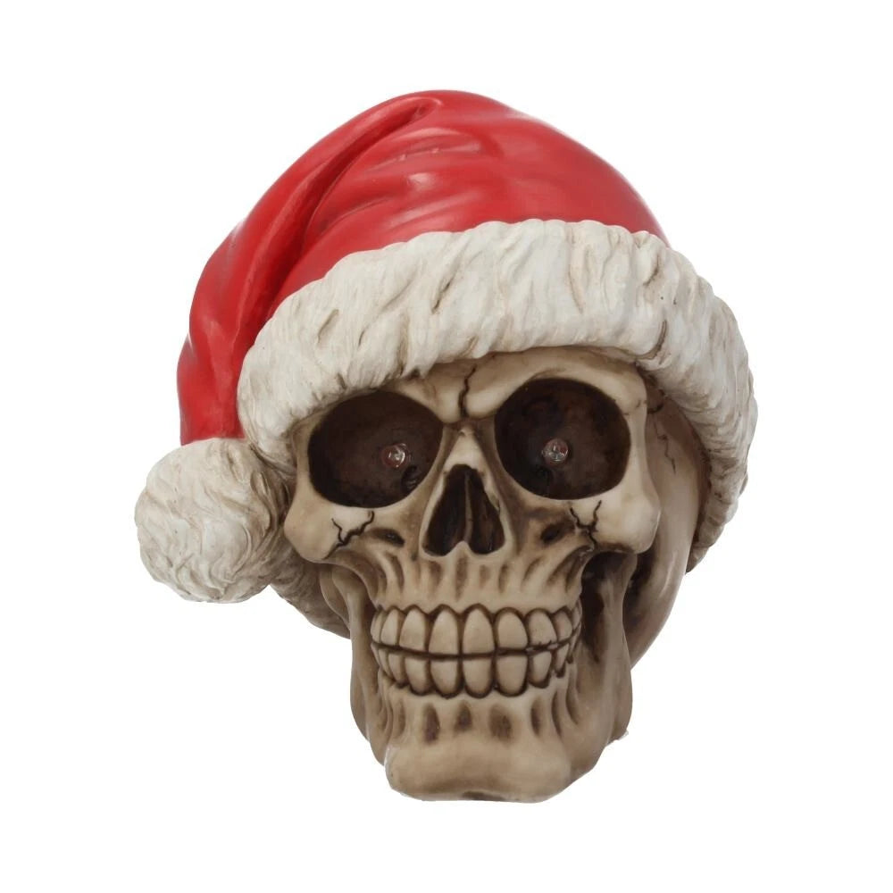 Nemesis Now Silent Night Christmas Skull 15.5cm