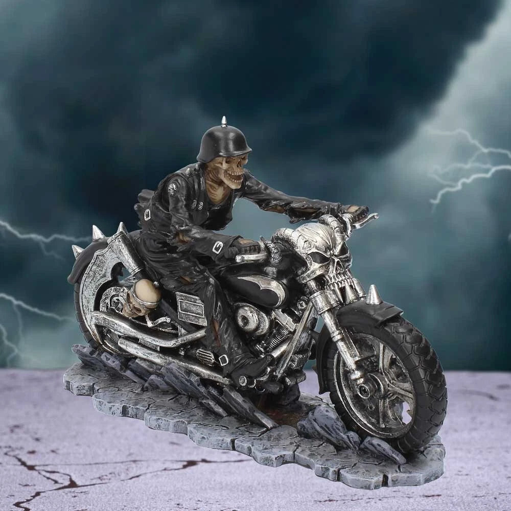 Nemesis  Now Hell on the Highway Skeleton Motorbike Ornament Figurine by James Ryman 20.5cm