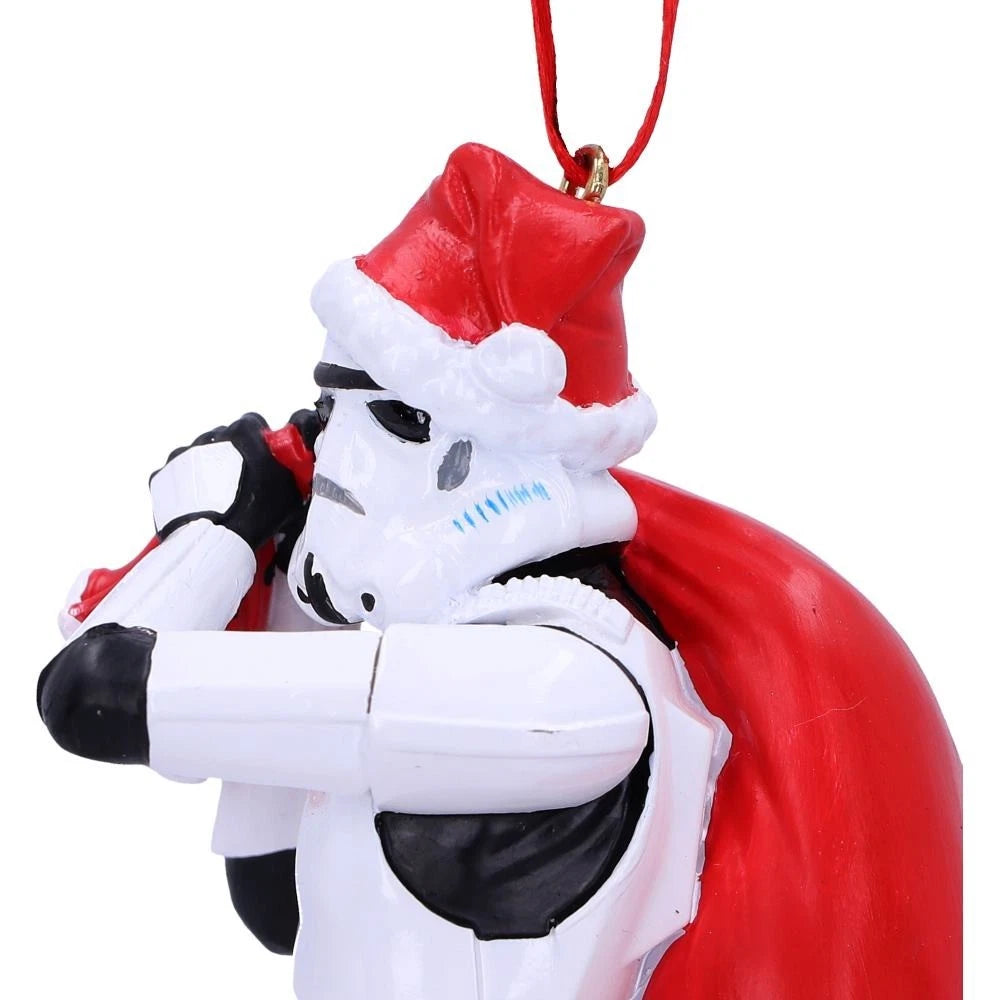 Nemesis Now Officially Licensed Stormtrooper Santa Sack Hanging Ornament 13cm