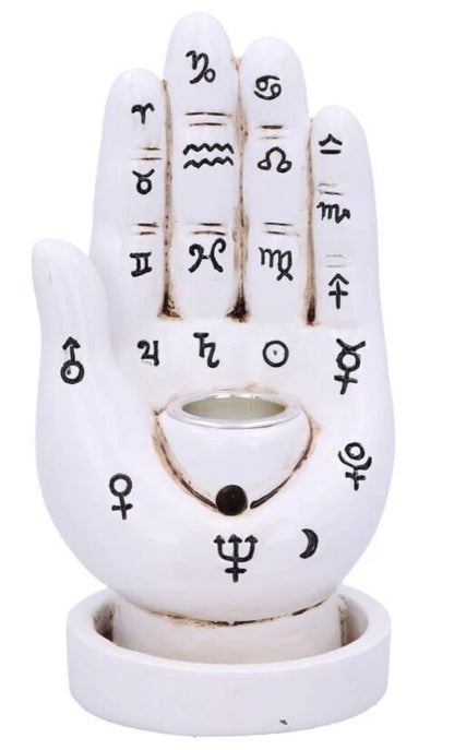 Nemesis Now Palmistry Backflow Incense Burner (white) 12cm