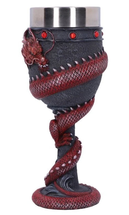 Nemesis Now Dragon Coil Goblet Red 20cm