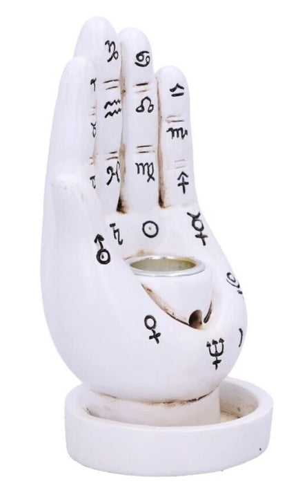Nemesis Now Palmistry Backflow Incense Burner (white) 12cm