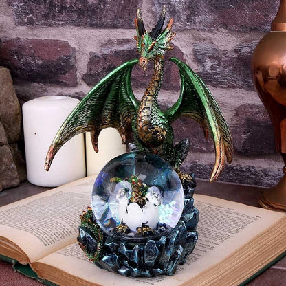 Nemesis Now Emerald Oracle Green Dragon Fortune Seer Figurine 19cm