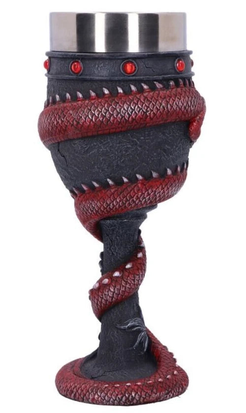 Nemesis Now Dragon Coil Goblet Red 20cm